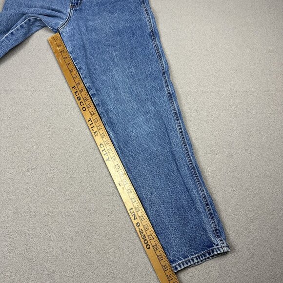 Vintage Zena High Waist Tapered Leg Mom Cotton Jeans USA 29x30.5 Sz 12 80s Punk - Picture 7 of 9